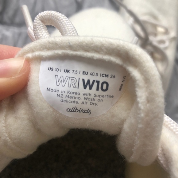 Allbirds Wool Sneaker Sz. 10 - Picture 3 of 4